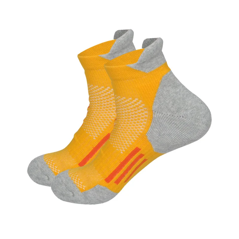 Новые мужские носки дышащие с низким верхом беговые фитнес-Баскетбольные велосипедные компрессионные эластичные носки на открытом