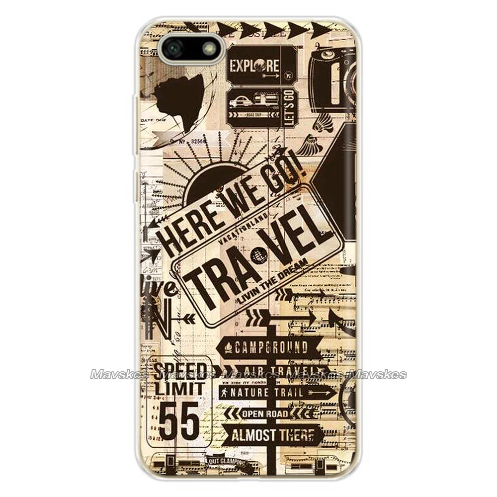 Мягкий силиконовый чехол для huawei Y5 Y5 Lite TPU милый чехол для huawei Y5 Y 5 Prime Fundas Coque Phone Capas Bumper - Цвет: Красный