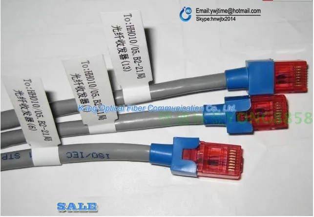 FTTH Fiber Optic Tool Network Cable Labels Sticker 900 Pieces 30 PCS A4 Size Color Blank Label Waterproof Tearproof oilproof