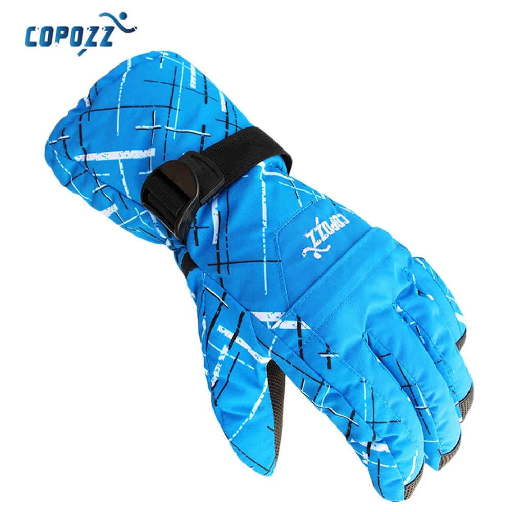 COPOZZ Unisex Super Warm Protection Water Resistant Ski Glove for