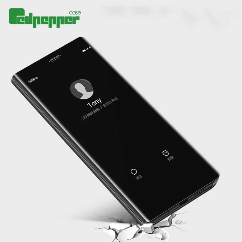 360 Smart Mirror Flip Case for Samsung Galaxy Smartphones