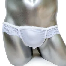 Для мужчин s Сетка Sheer Кружева Сисси Трусики Гей Для мужчин трусы прозрачные пикантные трусы Jockstraps Wetlook Мужское нижнее белье Прозрачный