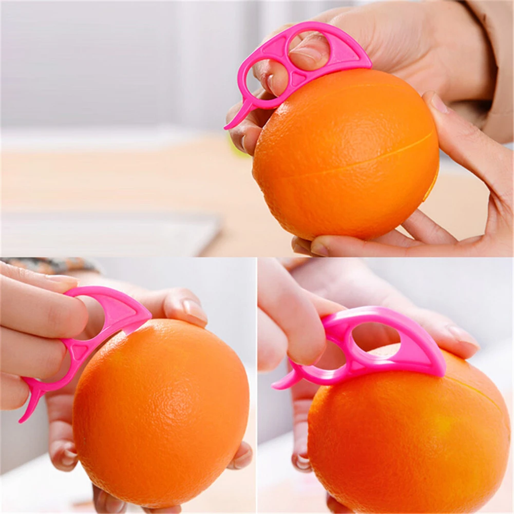 Легкий Практичный Нож для апельсинов нож для чистки лимонов ломтерезка открытая кожура оранжевый цыпленок принадлежности прибор для очистки плодов от кожуры или кожицы пилинг оранжевый инструмент