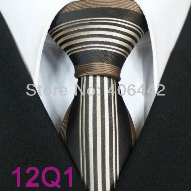 Yibei Coachella связи Для мужчин узкие галстук Дизайн Кофе границы черный/серебристый вертикальная полоса микрофибры галстук мода Slim галстук