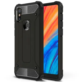 

50pcs/lot Shockproof Case For Xiaomi Mi Mix 2S Dual Color Premium Removable 2 in 1 Armor Hard Gel Cover For Xiaomi Mi Mix 2S