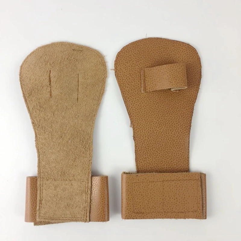 Genuine Leather Palm Guand Barbell Gymnastics Grips Perfect for Pull up