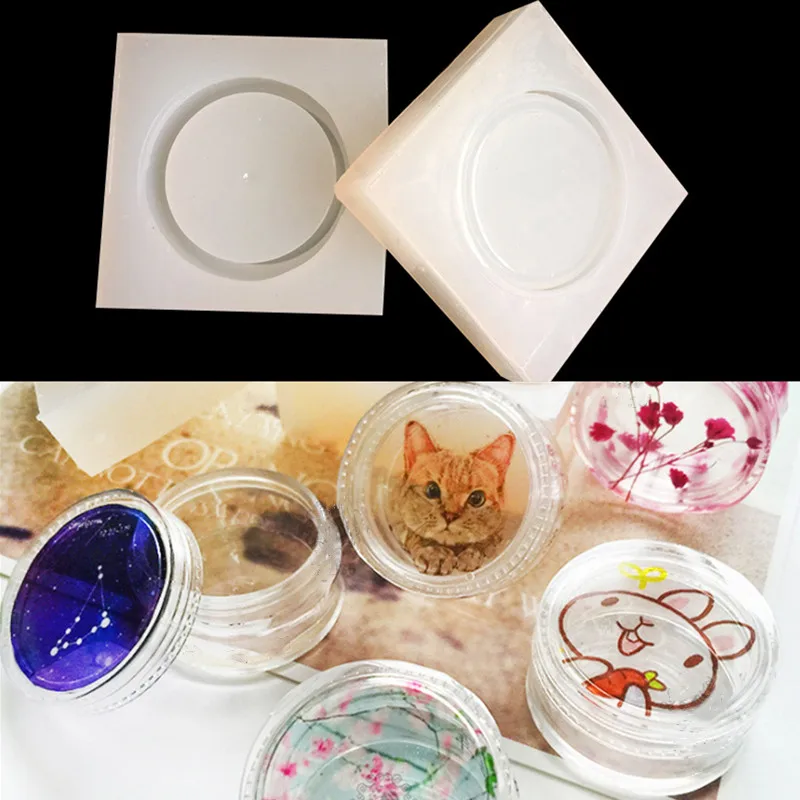 

Mirror DIY Epoxy Storage Box Mould Epoxy Casting Jewelry Mold Craft Tool
