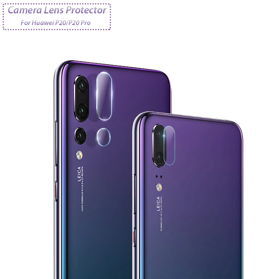 

For Huawei P20/Pro Back Camera Lens Protector Soft Tempered Glass Screen Protector Rear Protective Film Full Coverage Protect
