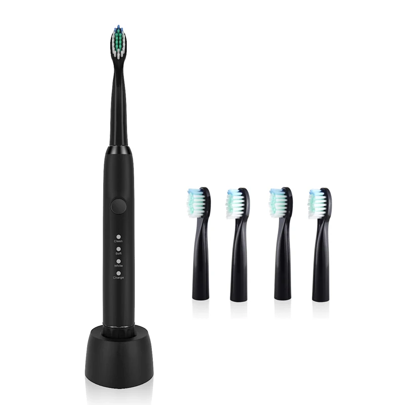 Sarmocare M100 Wireless Rechargeable with 4 brush heads Ultrasonic Electric toothbrush IPX7 Waterproof Whitening Teeth Brush Sarmocare M100 Wireless Rechargeable with 4 brush heads Ultrasonic Electric toothbrush IPX7 Waterproof Whitening Teeth Brush
