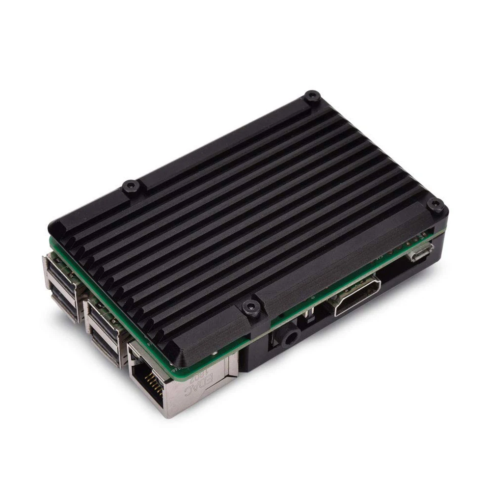 Preise Raspberry Pi Rüstung Fall, Raspberry Pi Metall Fall mit Dual Fan Aluminium Legierung, Raspberry Pi Fan, für Raspberry Pi 3 Modell B +