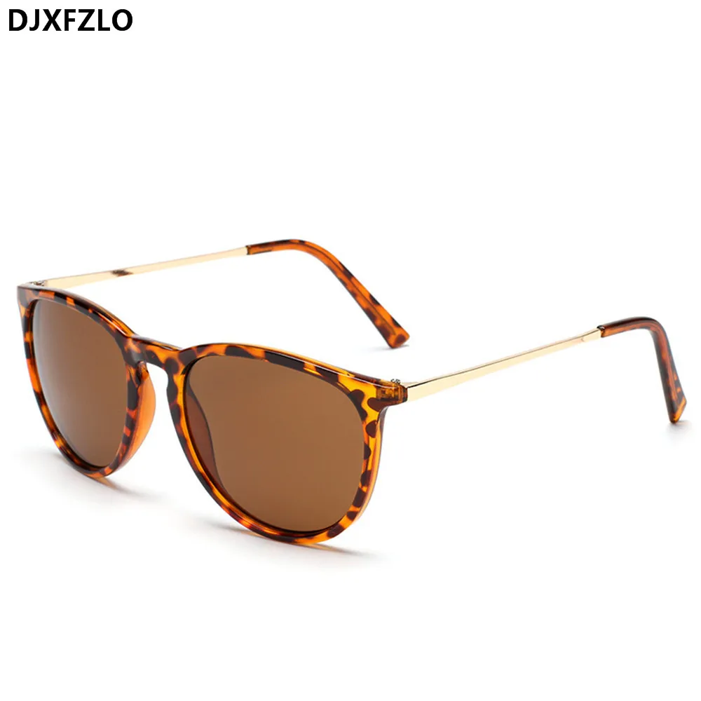 DJXFZLO Ретро Мужские Круглые Солнцезащитные очки женские мужские брендовые дизайнерские солнцезащитные очки для женщин зеркальные солнечные очки сплав Oculos De Sol - Цвет линз: N0.1