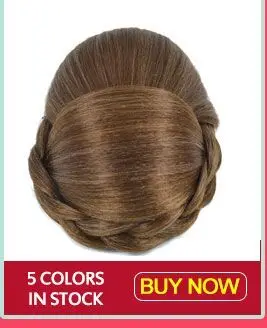 1 шт. jeedou синтетический шиньон пончик Гэри коричневый Цвет 30g волос накладной пучок для волос шиньон эластичная резинка для волос группа