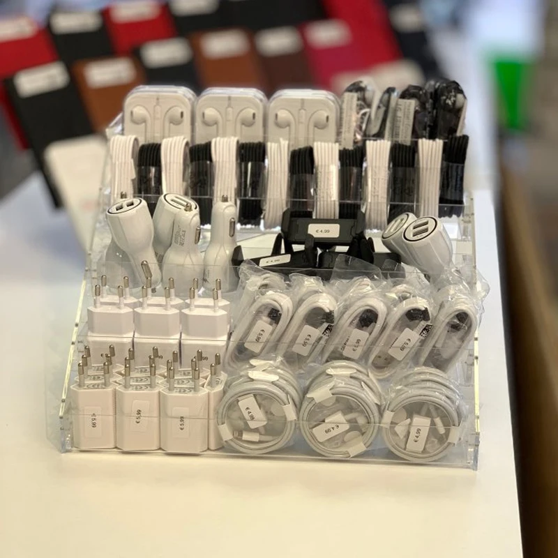 

Mordoa Nail Polish Rack Glasses Display Stand Lipstick Storage Rack Data Line Headset Charger Storage makeup Box Jewelry Case