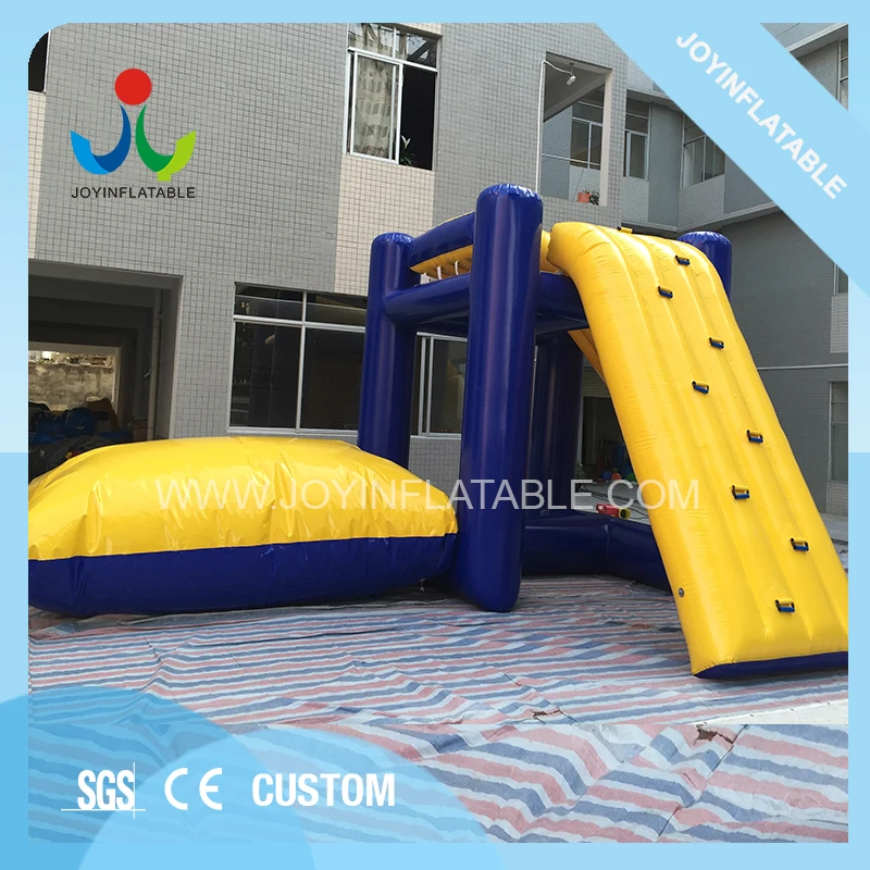 Inflatable Jumping Pillow Floating Sea Park with Water Slide 1