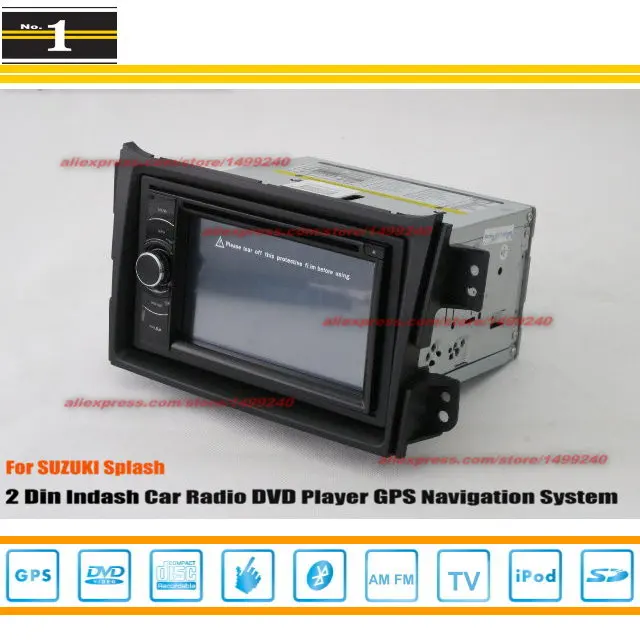

For SUZUKI Splash 2008~2014 - Car Radio CD DVD Player / HD Touch Audio Video GPS Navigation System