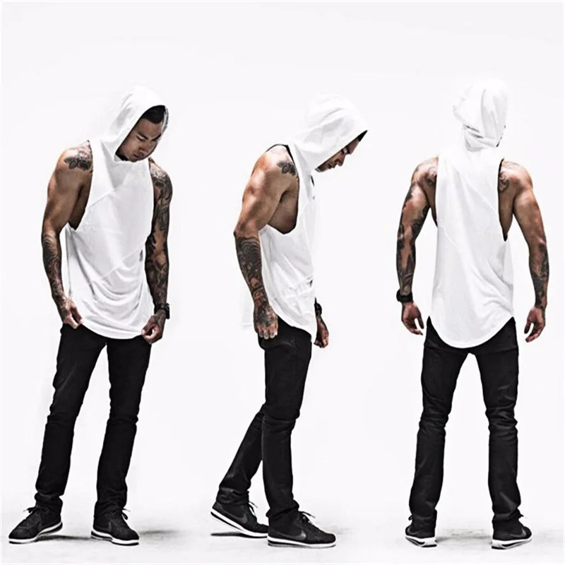 

Brand Men's Vest Top Sexy Single Bodybuilding Fitness Breathable Men's Summer Slim T Muscle Sleeveless Top