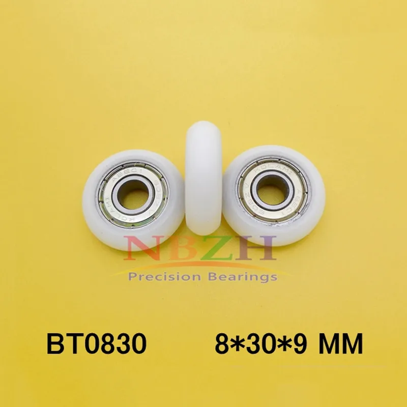 BT0830 608ZZ 608Z 608 нейлоновый подвесной/шариковый подшипник с колесным шкивом для