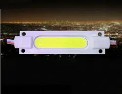 100 шт./лот 2 Вт COB LED injection световой модуль 12 В 180LM Крытый наружной рекламы модуль логотип lightbox источник белый теплый белый