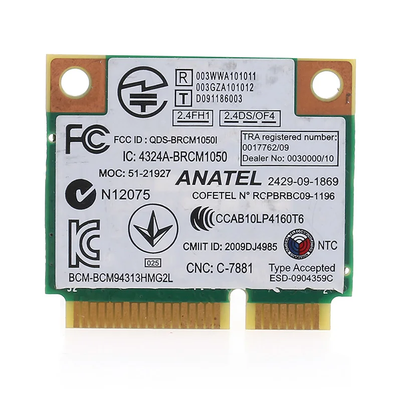 Мини PCI-e беспроводная wifi плата карта для lenovo G700 B490 BCM94313HMG2L 4W3750