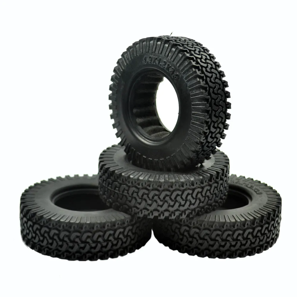 

4pcs x RC 1:10 Climbing Rock Crawler 1.9 Inch 100mm Tires Tyre Tamiya D90 SCX10