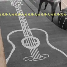 Прохладный Гитары Ковры ручной работы Ковры музыкальный области Ковры современные Гостиная Ковры прочный пол Ковры S для Обувь для мальчиков