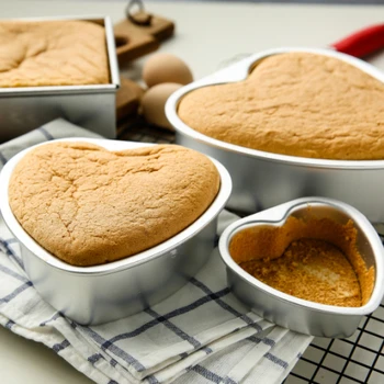 

free shipping Heart-shaped Pans pan ( the bottom can be activity) aluminum alloy 6-8 inch baking cake tool CIQ diner