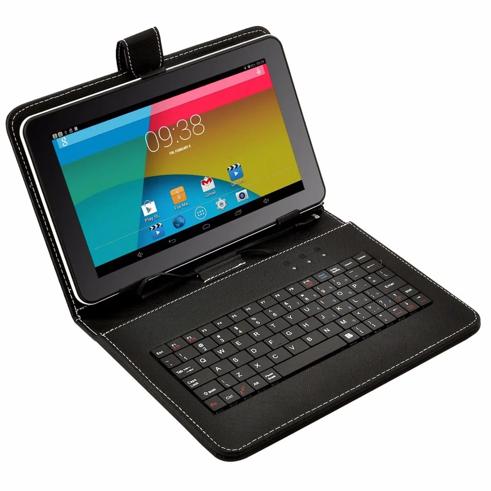 

FreeShip 10.1 inch Android 6.0 Quad Core 16GB Cams Bluetooth WIFI Tablet PC+Bundle Keyboard