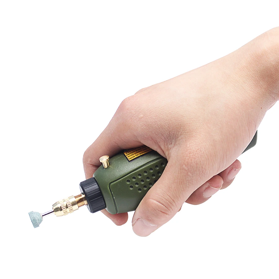 Online Dyh mini juego de accesorios de taladro eléctrico, herramienta amoladora de 12V CC para fresado de pulido y grabado (Enchufe europeo)