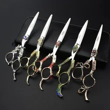 Ножницы для стрижки волос " Высокое качество Профессиональные парикмахерские инструменты для укладки японский 440C горячая распродажа