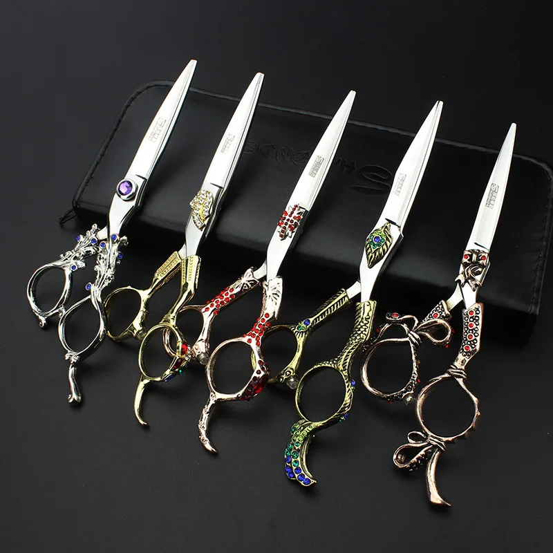 Волос ножницы 6 "высокого качества профессиональный парикмахерские инструменты для укладки японский 440C горячая распродажа