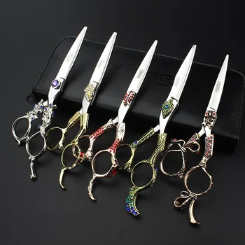 

hair cutting scissors shears 6" high quality professional hairdressing styling tools japanese 440C hot sale