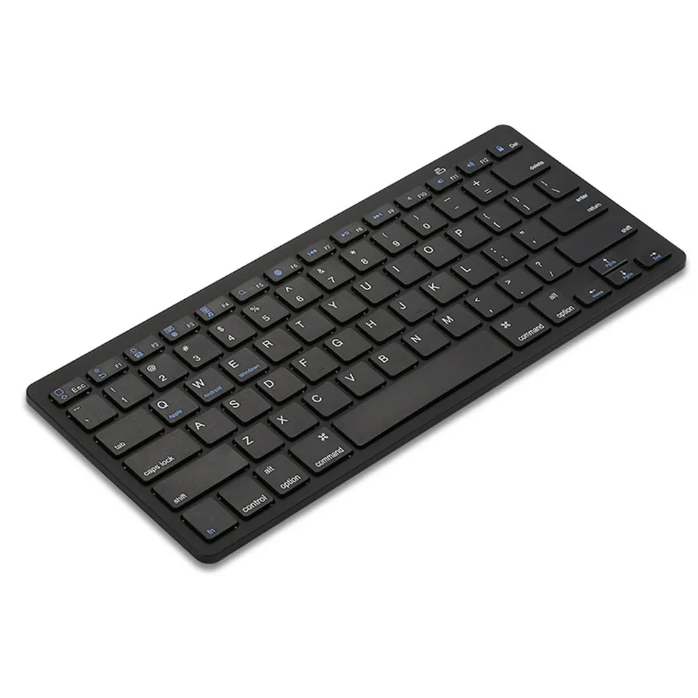 

Universal Wireless Bluetooth Keyboard Ultra Slim Compatible for Apple iOS iPad Android Tablets Windows Mac OS