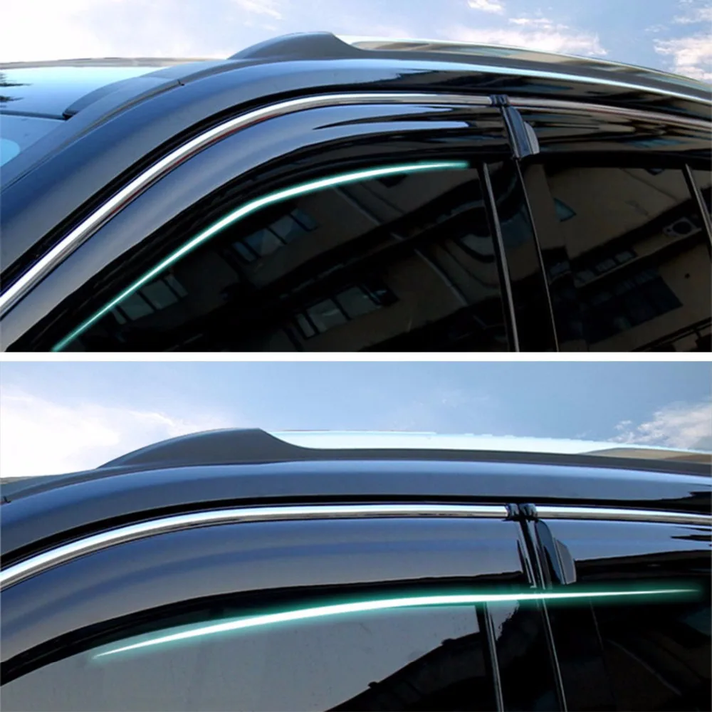 Window Visors Shades Vent Shade Visor Rain Guards For Jeep Compass 2011