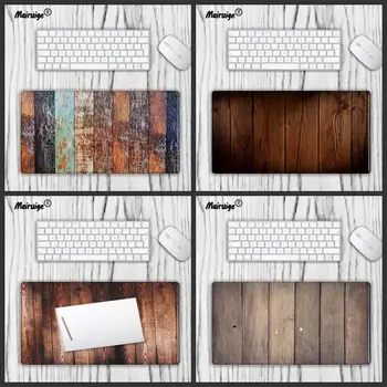 

Brown Wood Grain Large Size PC Gaming Mouse Pad Laptop Rubber Anti-skid Mouse Speed Version for Dota2 Csgo Mat Mousepad