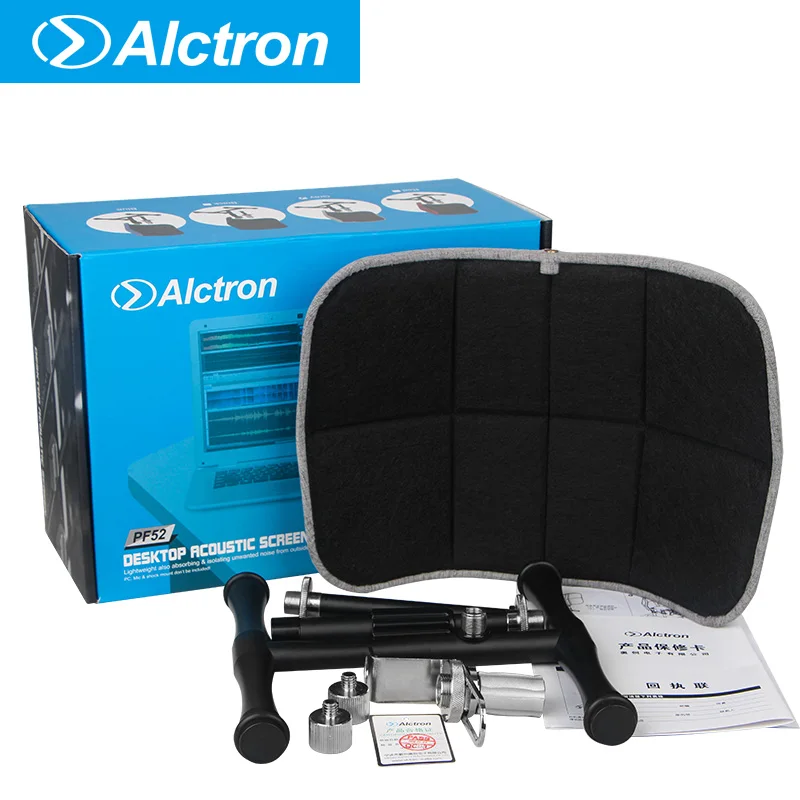 Новое поступление Alctron PF52 Настольный акустический экран для студии звукозаписи изолирующий нежелательный шум снаружи