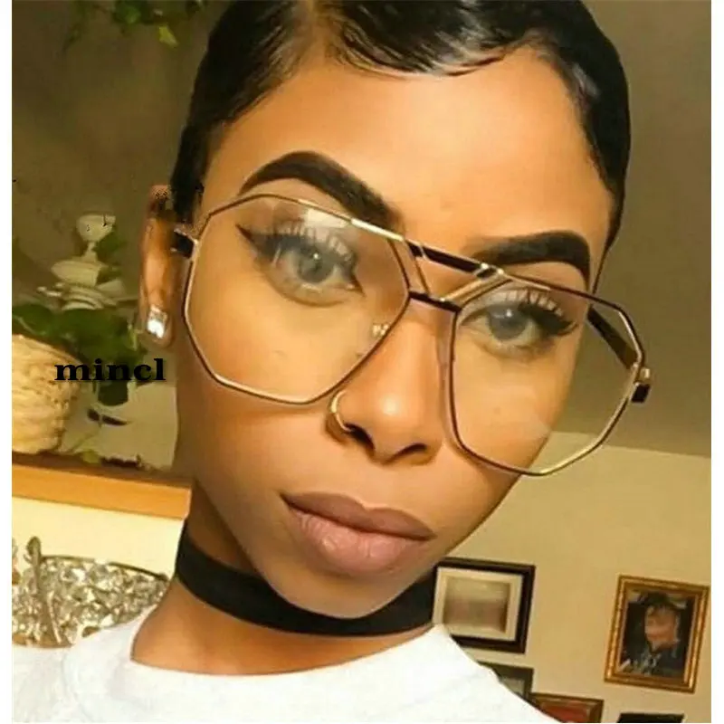 

MINCL New Style 2019 Luxury Brand Designer Sunglasses Unisex Vintage Oversized Glasses UV400 NX