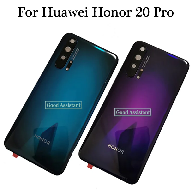 6,3 дюймов, новинка, для huawei Honor 20 Pro, YAL-TL10, YAL-AL10, YAL-L41, задняя крышка, крышка батареи, корпус, чехол, запчасти для заднего стекла