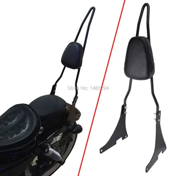 

Black Rear Backrest With Rear Pad Fits For Harley XL1200R XL1200C XL1200S Sportster 2004-2010