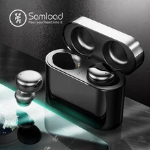 Samload Bluetooth 5,0 активные наушники с шумоподавлением ANC TWS Беспроводные наушники с глубокими басами Встроенный микрофон с зарядным устройством