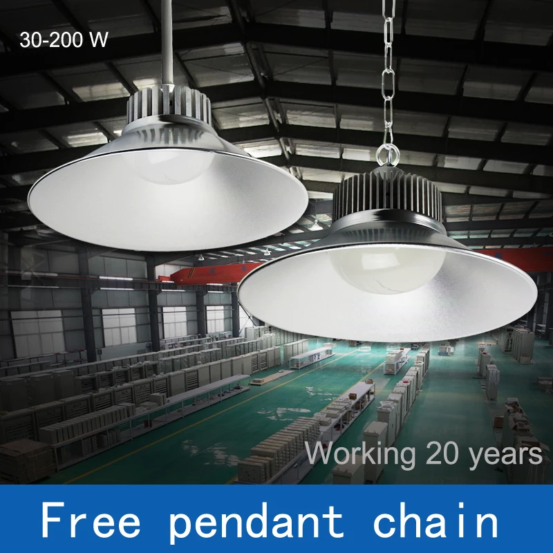 D 30-45cm AC100-240v 30-200w Industrial lights brightness Engineering lamp LED pendant/ceiling light With chain droplight 100w