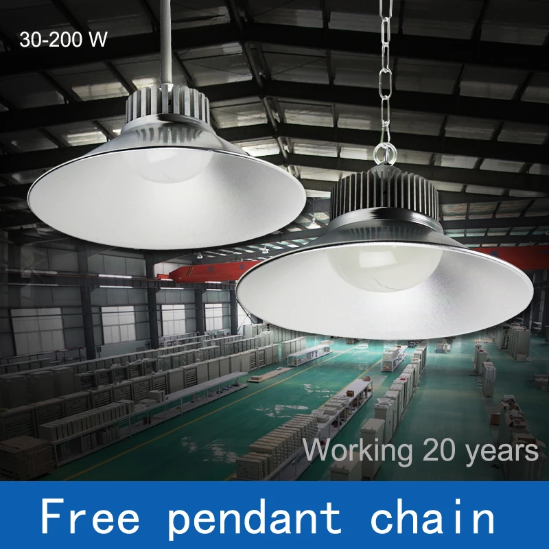 Tanie D 30-45cm AC100-240v 30-200w oświetlenie przemysłowe jasność lampa inżynieryjna wisiorek LED/lampa sufitowa sklep