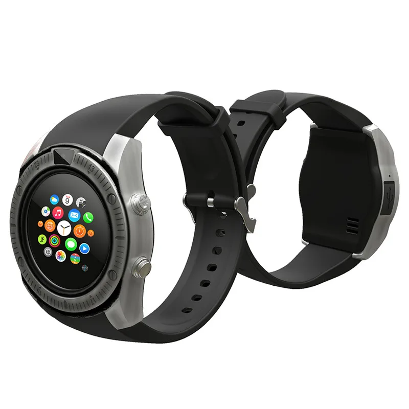 Винтаж человек цифровые часы браслет Bluetooth силиконовый ремешок 30 м