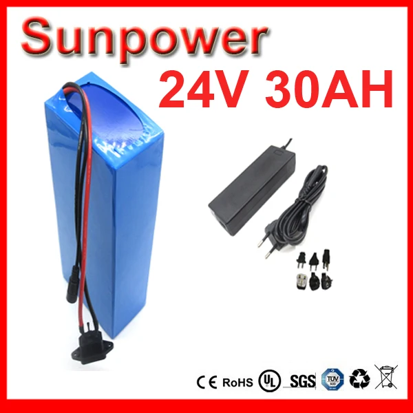 

ebike lithium battery 24v 30ah lithium ion bicycle 24v 700w electric scooter battery for kit electric bike  For Samsung  cell