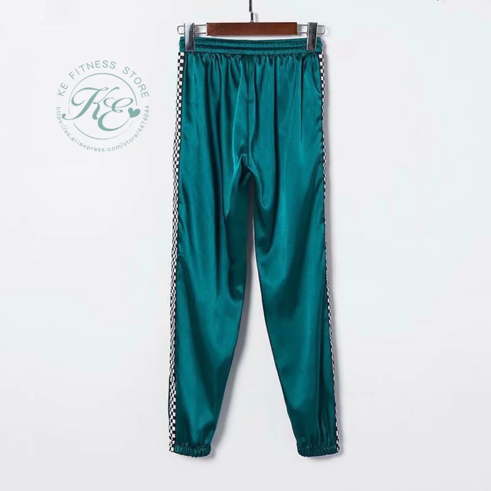 Ke pantalones mujer con brillo stylo хипстер хип-хоп фитнес-зал, брюки женские, pantalones Мода mujer, moda mujer