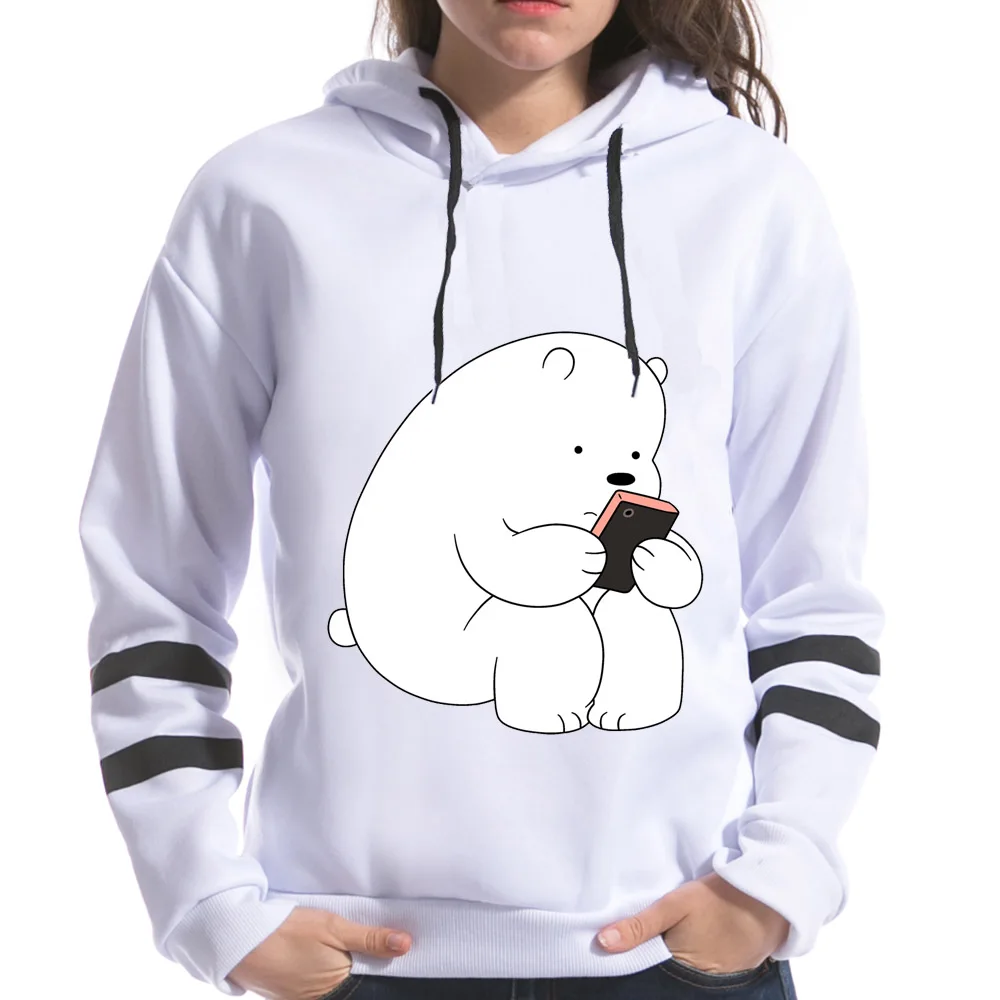 Толстовка с капюшоном Icebear женская весенняя длинным рукавом|sweatshirt long sleeve|printing woman