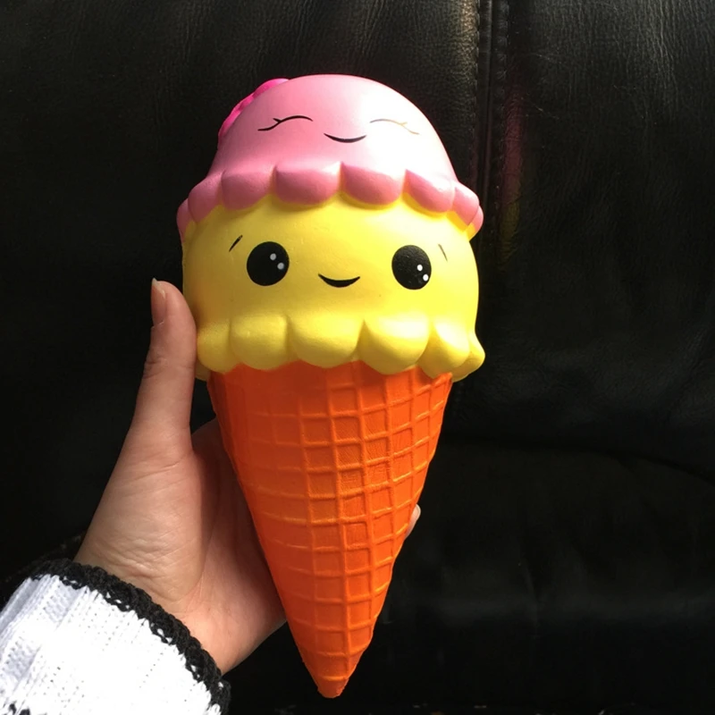 Jumbo Squishy мороженое 22 см замедлить рост мягкие хлюпает прекрасный стресса игрушка