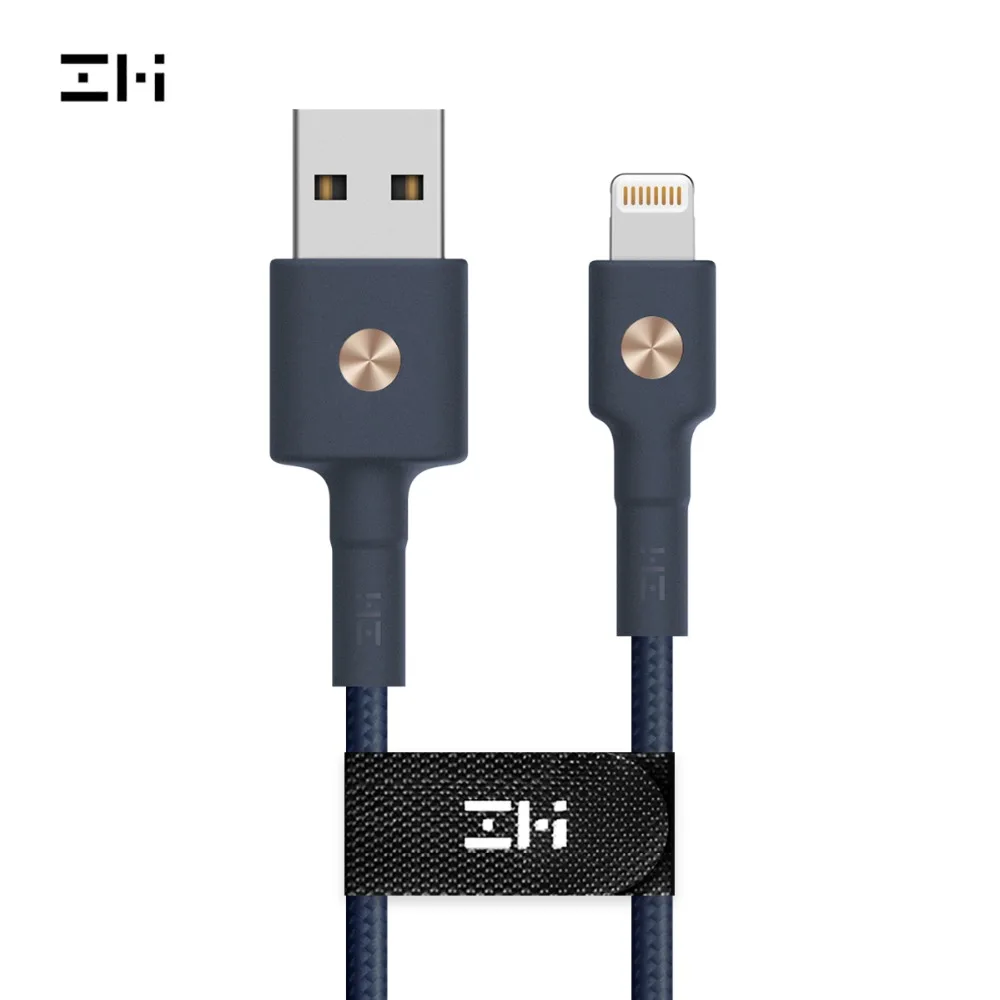 ZMI 0,3 м для кабеля Lightning MFi Сертифицированный ПП плетеный рукав для iPhone+ Ipad кабель для передачи данных зарядный кабель