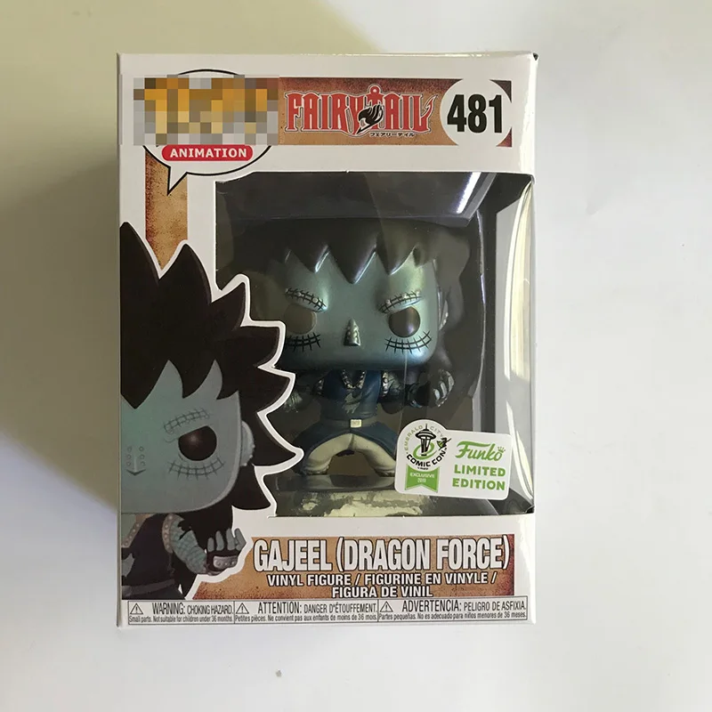 Funko Pop Gajeel Dragon's Scales японская анимация мультяшная фигурка сказочного хвоста GAJEEL Dragon Force модель игрушки Сувенир издание подарки