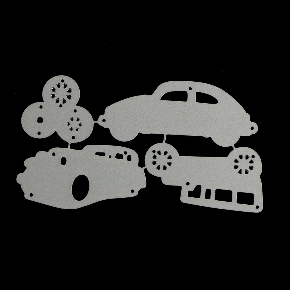 4pcs Classic Cars Metal Cutting Dies For DIY Scrapbooking Album Paper MW