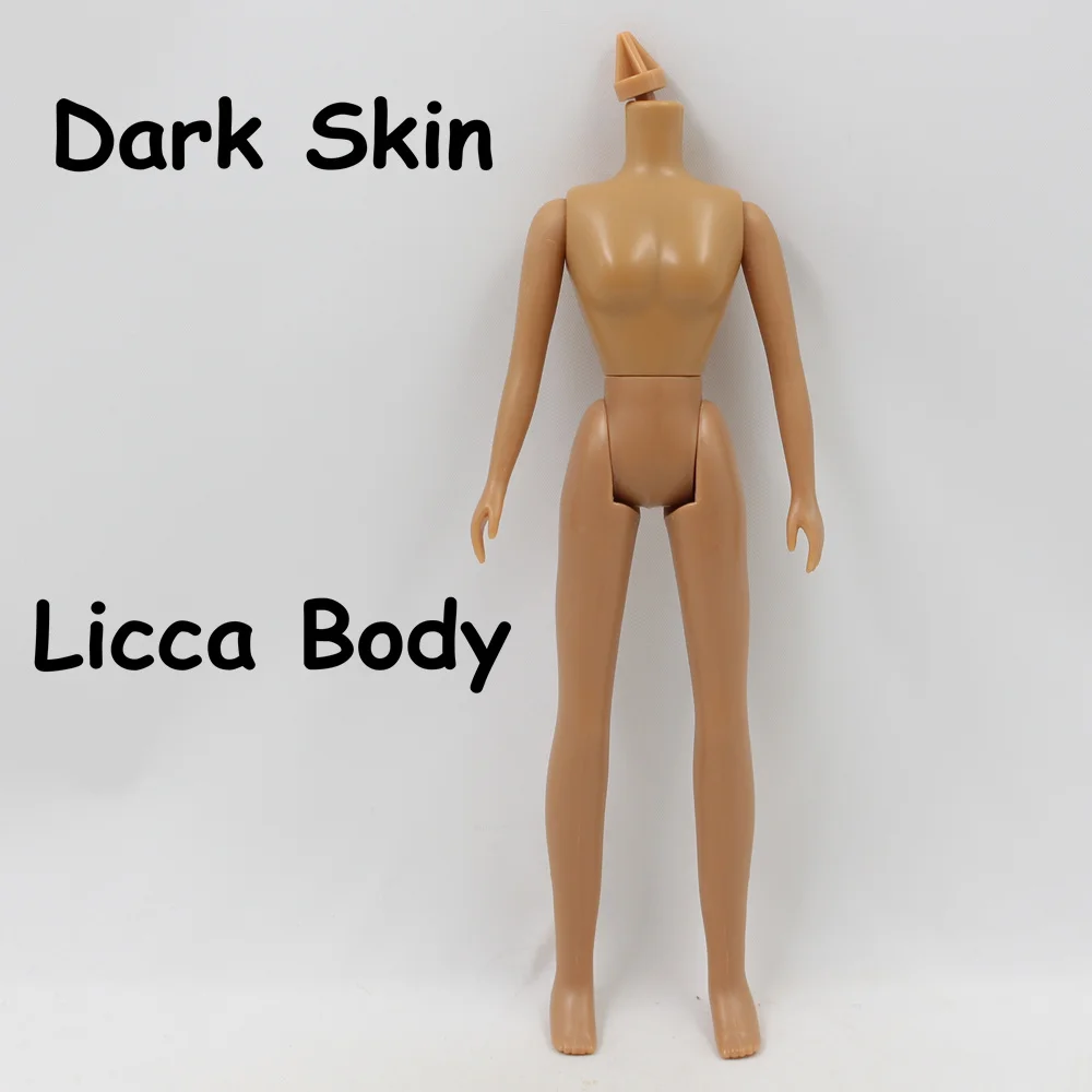 Аксессуары для кукол Blyth ICY Licca Body Dark Skin 20 см бесплатная доставка|Куклы| |